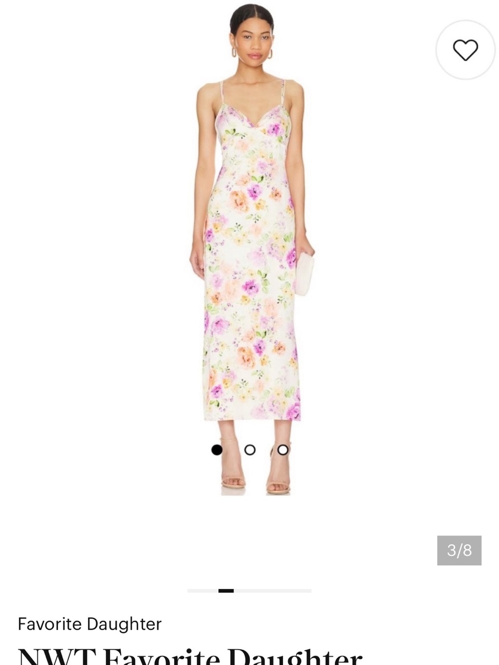 Favorite Daughter Rosemary Dress in Oahu Watercolor Floral NWT